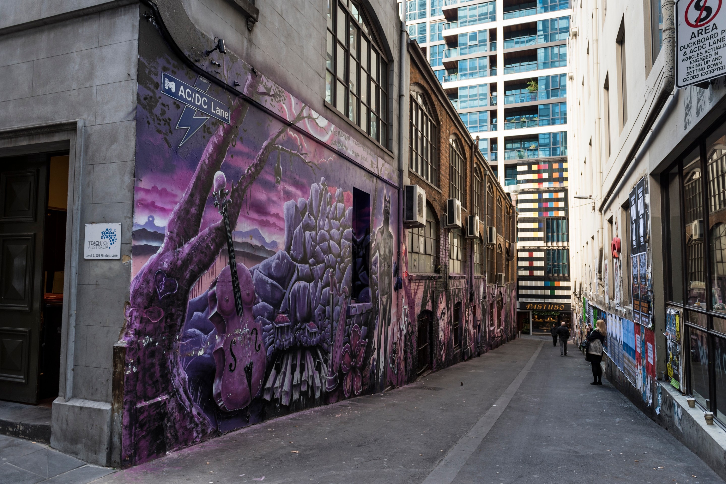 AC/DC Lane ricca di graffiti a Melbourne © Visit Victoria