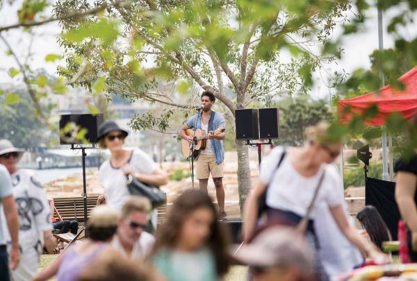 Blak Markets, Barangaroo, Sydney, New South Wales © Ken Leanfore, Barangaroo Delivery Authority