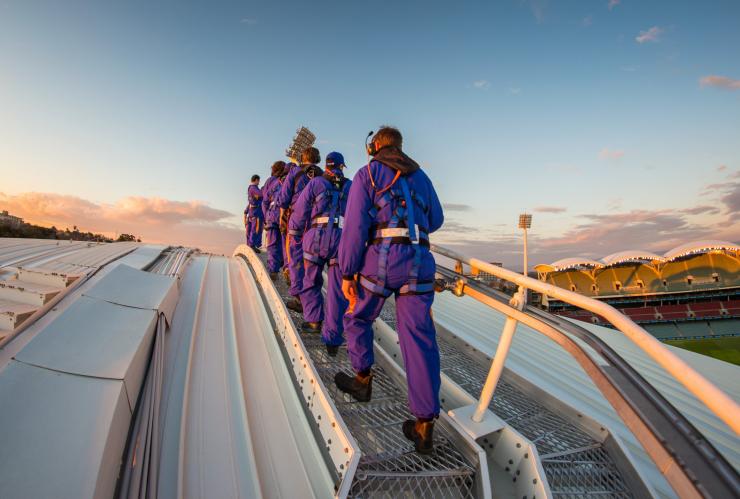 RoofClimb, Adelaide Oval, Adelaide, South Australia © South Australian Tourism Commission