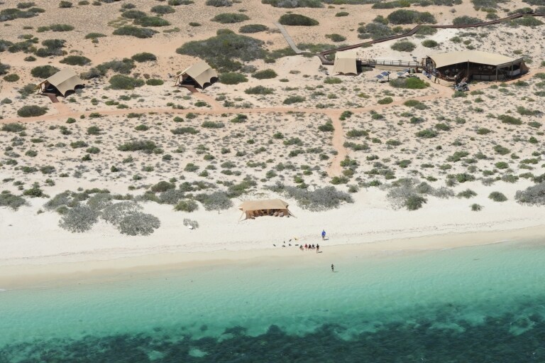 Veduta aerea di Sal Salis, Ningaloo Reef, Western Australia © Sal Salis