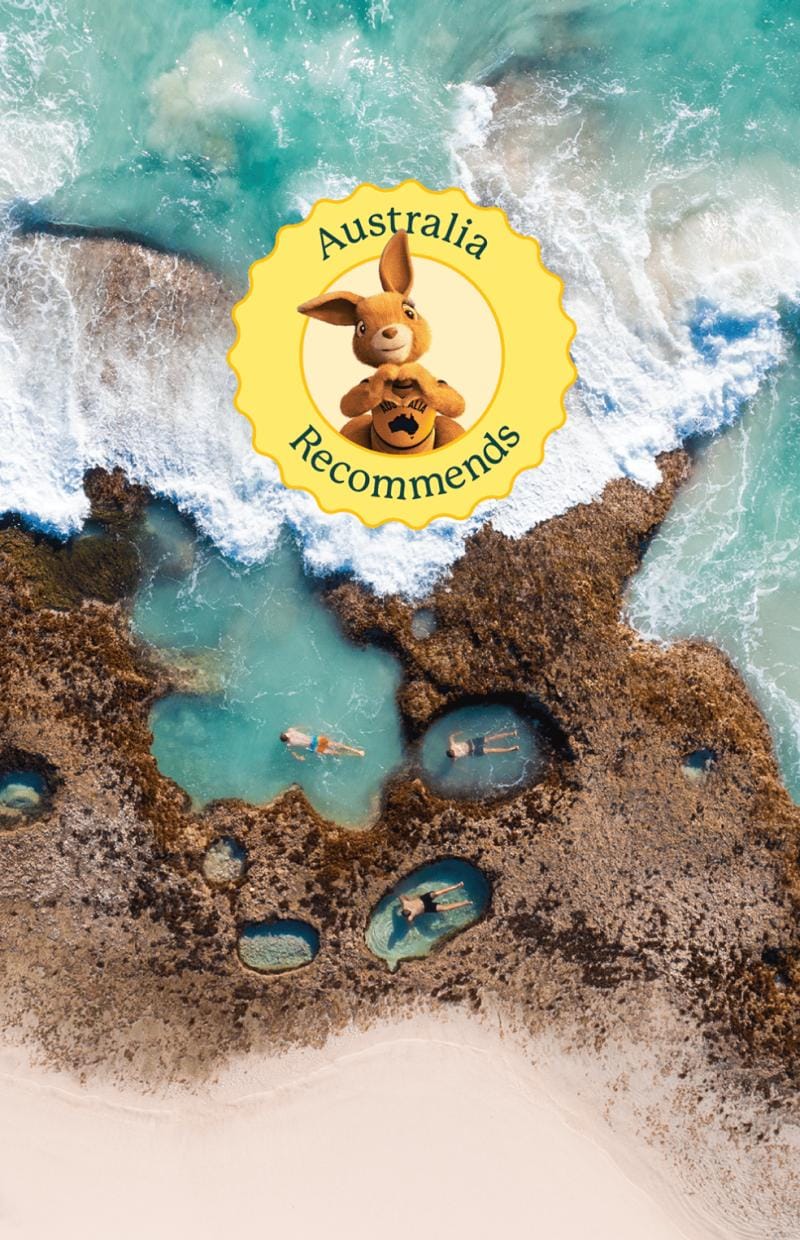 Aerial of the coastline on the Coral Coast © Tourism Australia