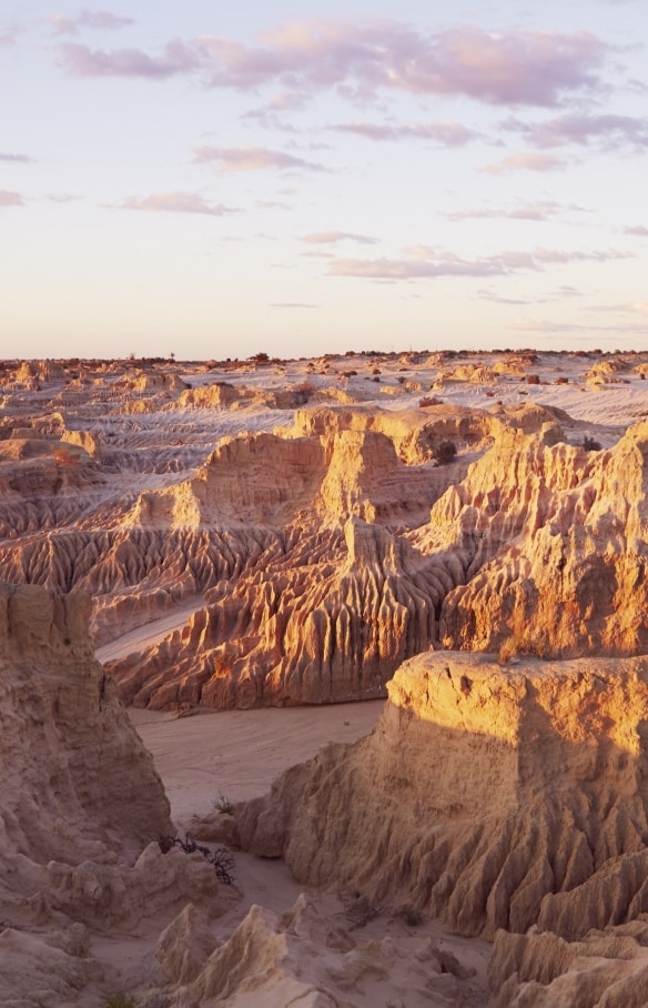 Mungo National Park al tramonto © Destination NSW