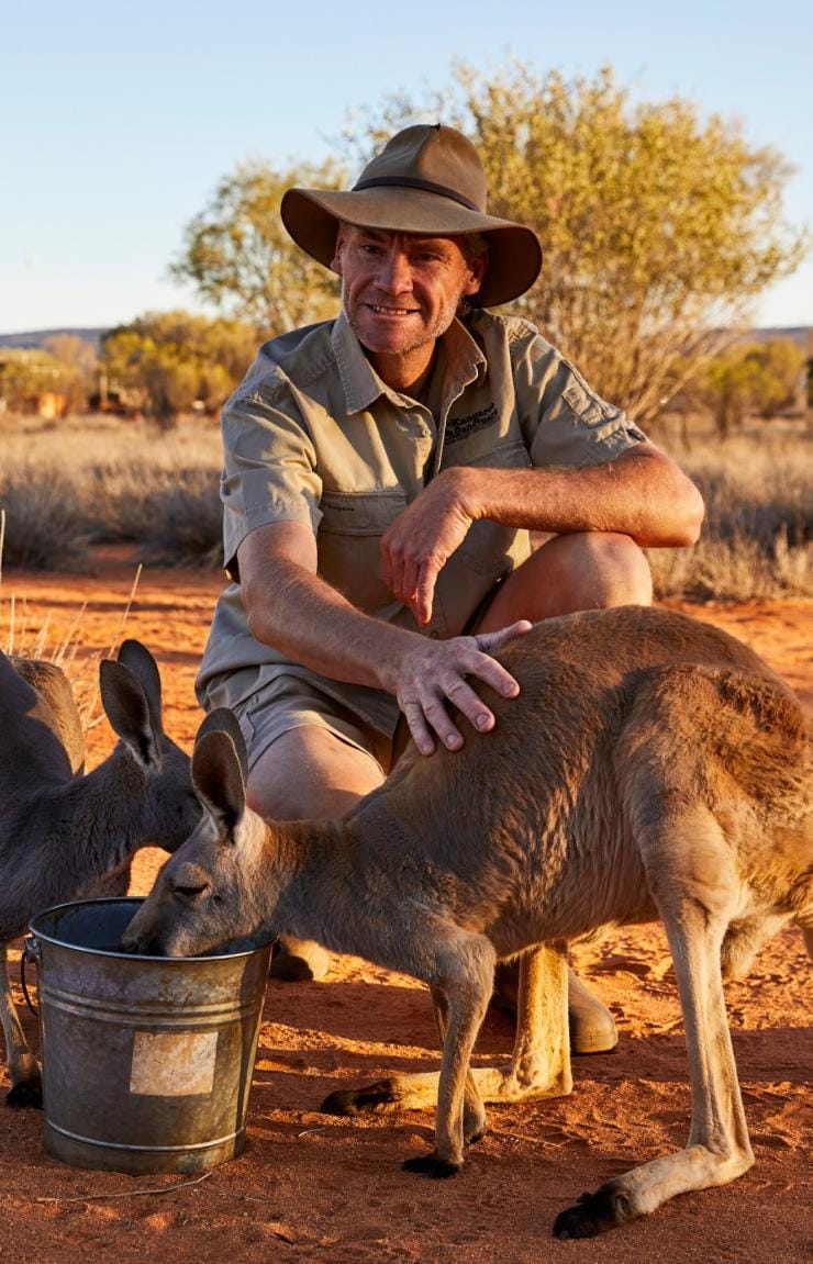 Chris „Brolga“ Barns im Interview: der Känguru-Flüsterer © Tourism Australia