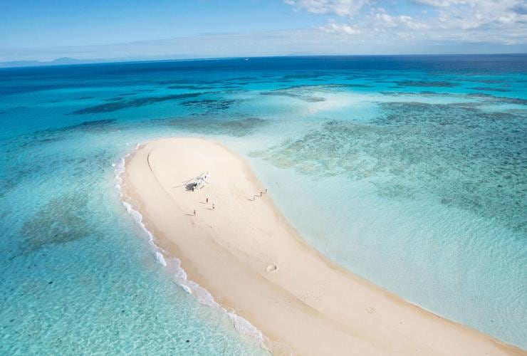 Immagine di sfondo scaricabile per Zoom. Vlasoff Cay, Grande Barriera Corallina, Queensland © Tourism and Events Queensland