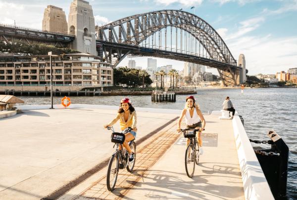 Bonza Bike Tours, The Rocks, New South Wales © Destination NSW