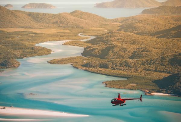 クイーンズランド州、ウィットサンデー諸島（Whitsunday Islands）、ヒル・インレット（Hill Inlet）© Tourism & Events Queensland