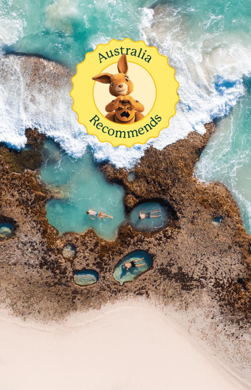 Aerial of the coastline on the Coral Coast © Tourism Australia