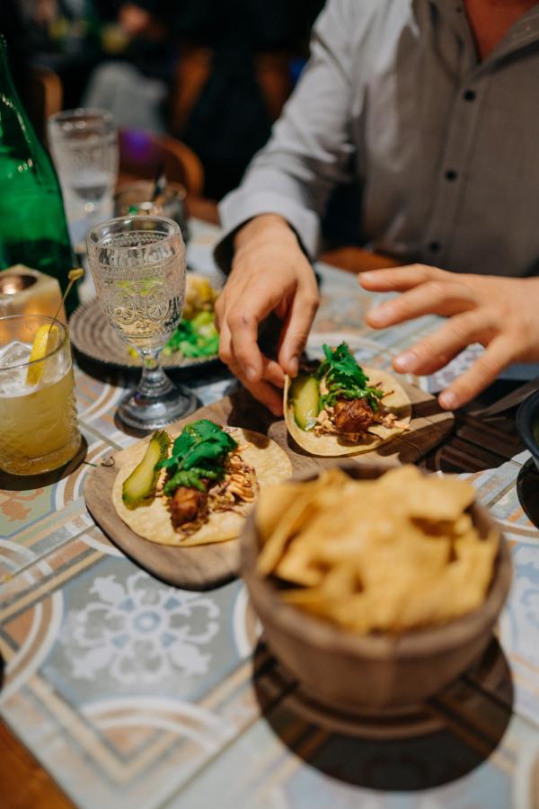 タスマニア州、ホバート、パンチョ・ヴィラ・レストラン・アンド・バー © Osborne Images