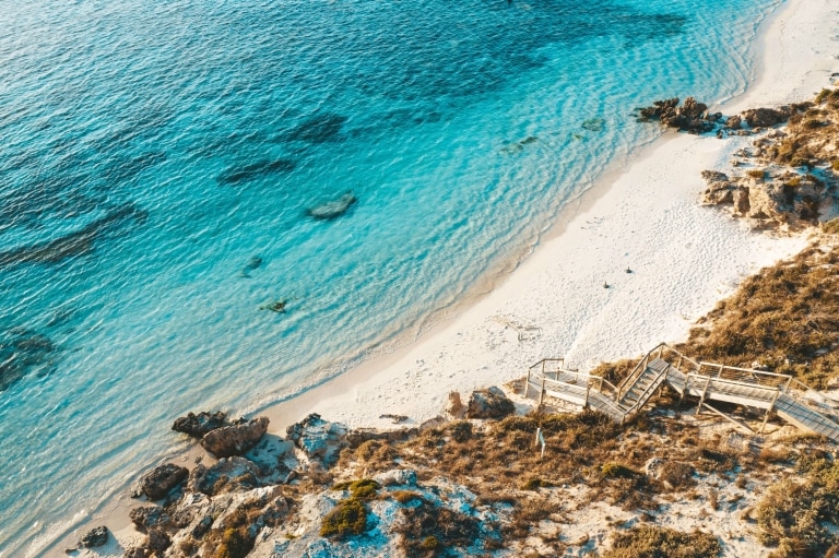 西オーストラリア州、ロットネスト島、サーモン・ベイ © Tourism Western Australia