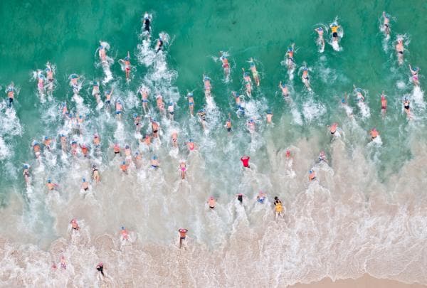 西オーストラリア州、ロットネスト島、ロットネスト海峡スイム © Rottnest Channel Swim