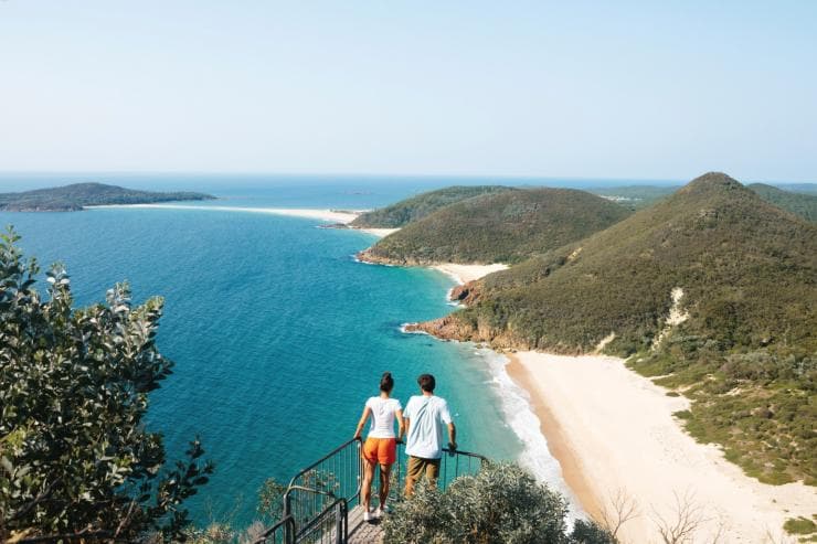 ニュー・サウス・ウェールズ州、ポート・スティーブンス、トマリー・ヘッド・サミット・ウォーク © Destination NSW ニュー・サウス・ウェールズ州、ポート・スティーブンス、トマリー・ヘッド・サミット・ウォーク © Destination NSW