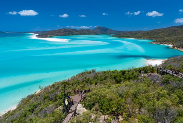 クイーンズランド州、ウィットサンデー諸島、ヒル・インレット © Tourism and Events Queensland