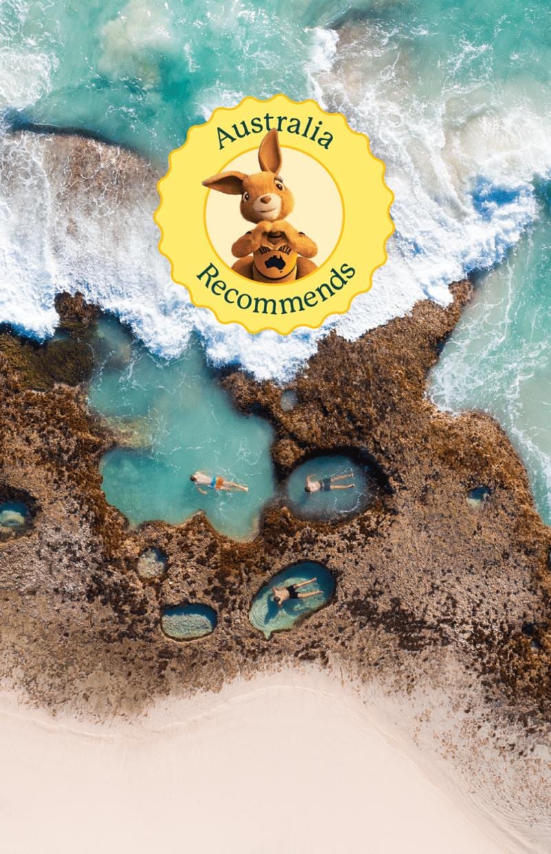 Aerial of the coastline on the Coral Coast © Tourism Australia