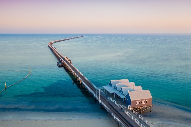 西オーストラリア州、バッセルトン桟橋 © Tourism Western Australia および @ospreycreative