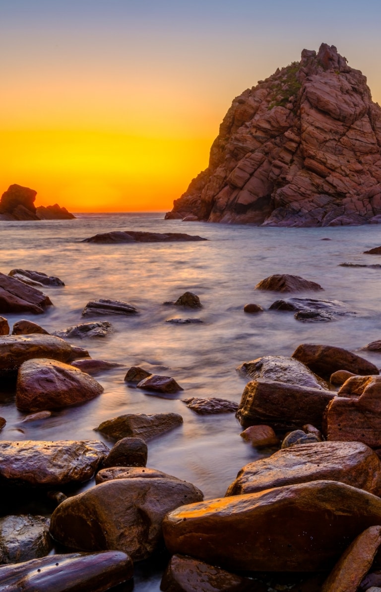 西オーストラリア州、エスペランス近郊のミドル島、ヒリアー湖 © Tourism Western Australia