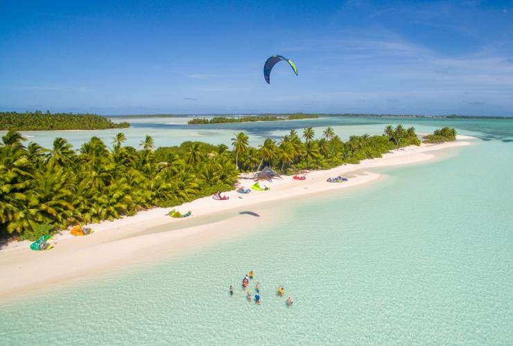 ココス（キーリング）諸島、ウェスト島、カイトサーフィン © Cocos Keeling Islands Tourism Association