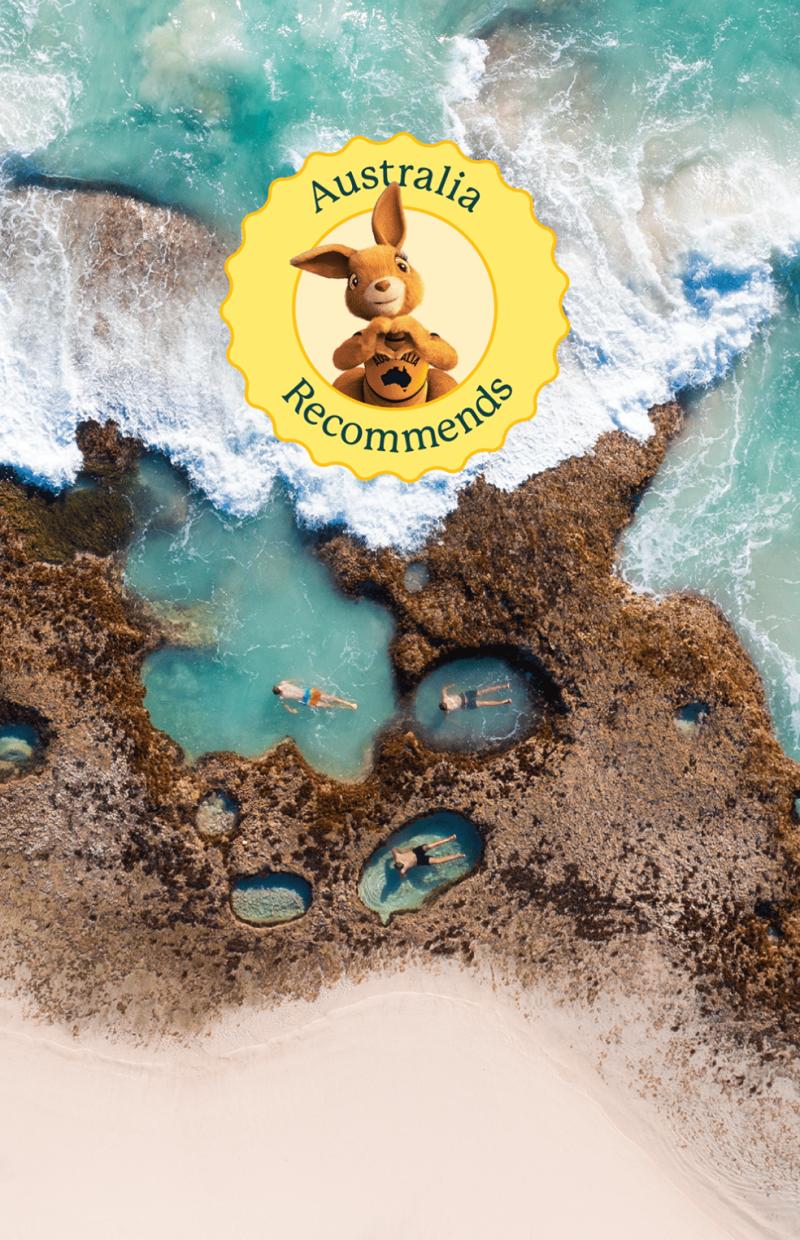 Aerial of the coastline on the Coral Coast © Tourism Australia