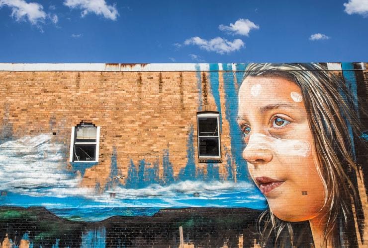 거리 예술, 카툼바, 블루 마운틴, 뉴사우스웨일스 © 뉴사우스웨일스주 관광청