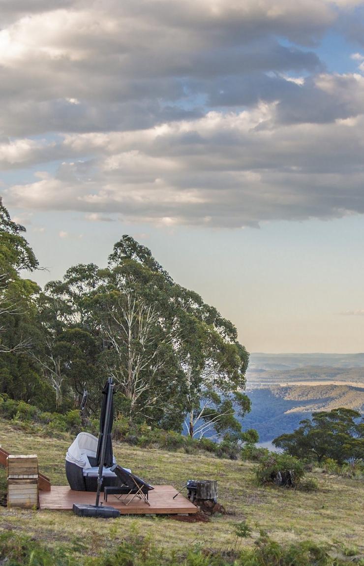 버블 텐트, 케이퍼트리, 머지 지역, 뉴사우스웨일스 © 오스트레일리안 트래블러