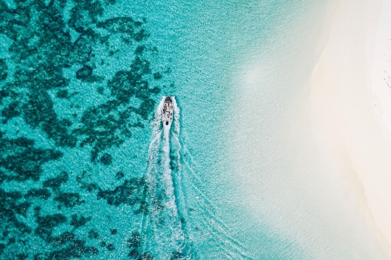 True North at Bedwell Island, Rowley Shoals, WA © True North