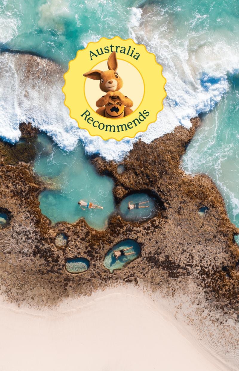 Aerial of the coastline on the Coral Coast © Tourism Australia