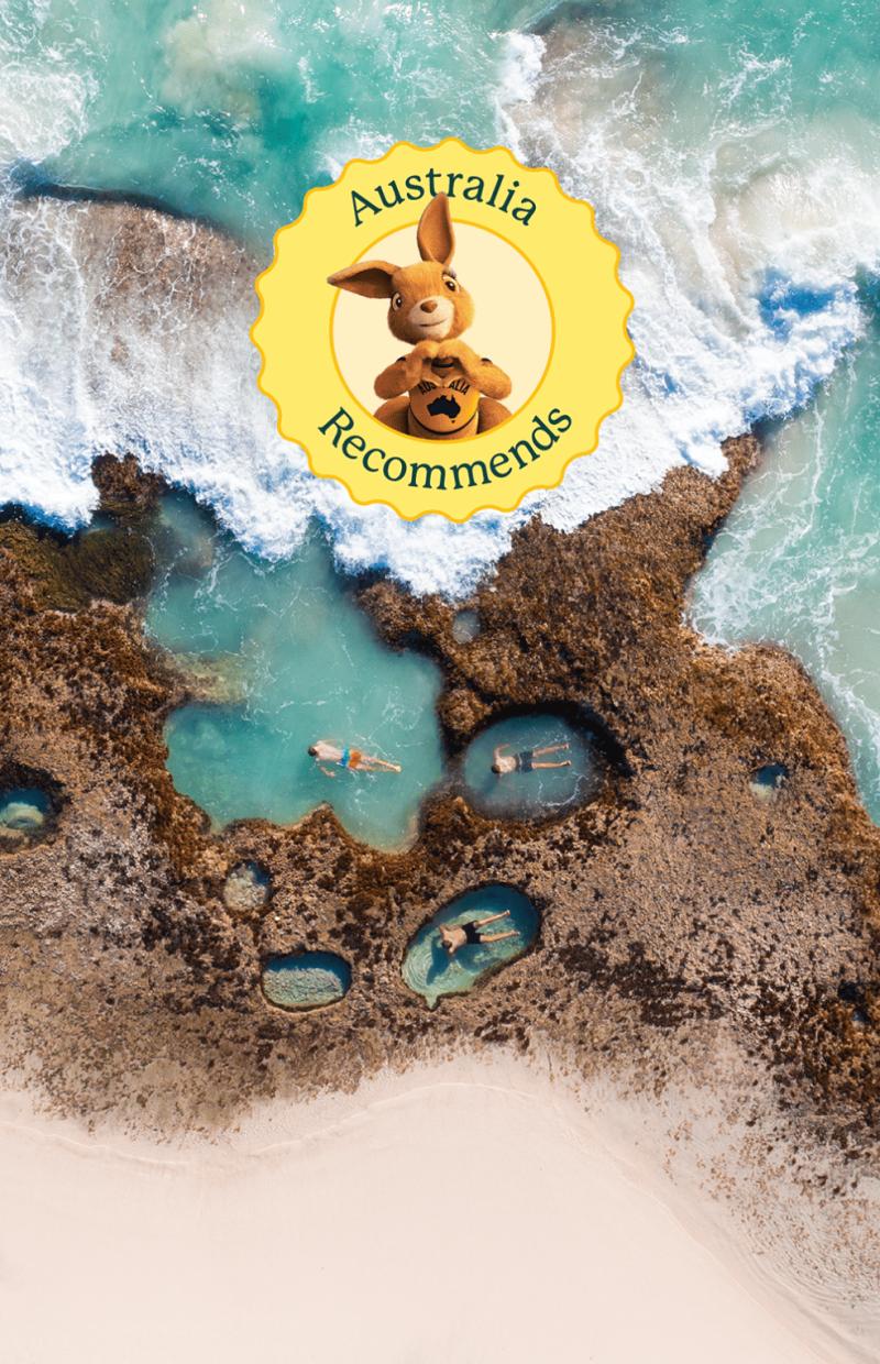 Aerial of the coastline on the Coral Coast © Tourism Australia