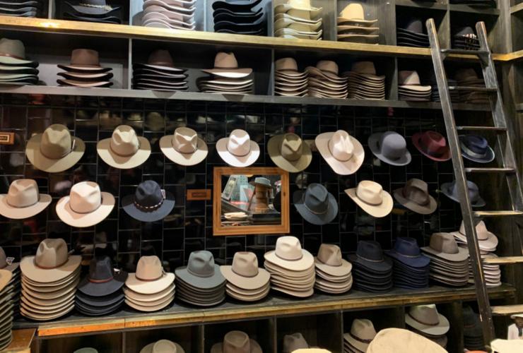 Akubra hats for sale at the Akubra store in Kempsey © Akubra