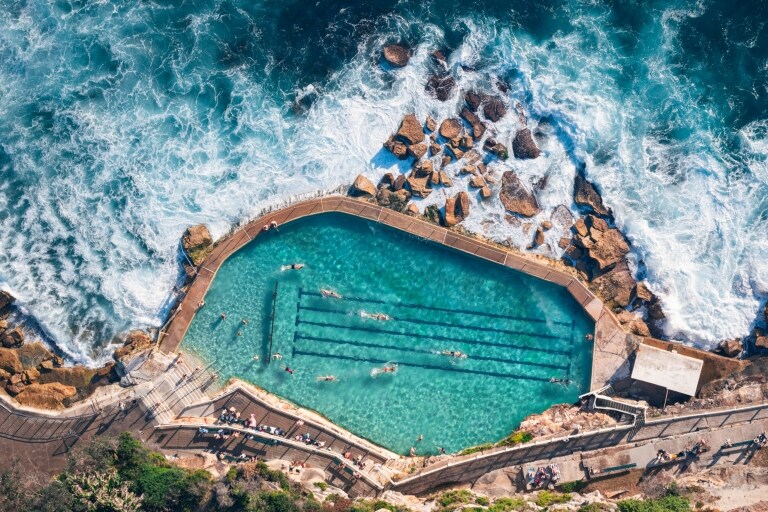 Bronte Baths, Bãi biển Bronte, Sydney, NSW © Tourism Australia