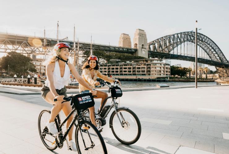 Bonza Bike Tours, The Rocks, NSW © Destination NSW