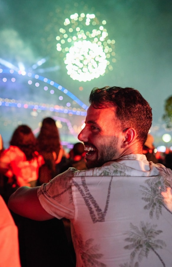 Đêm giao thừa tại Sydney, Cảng Sydney, New South Wales © Destination NSW