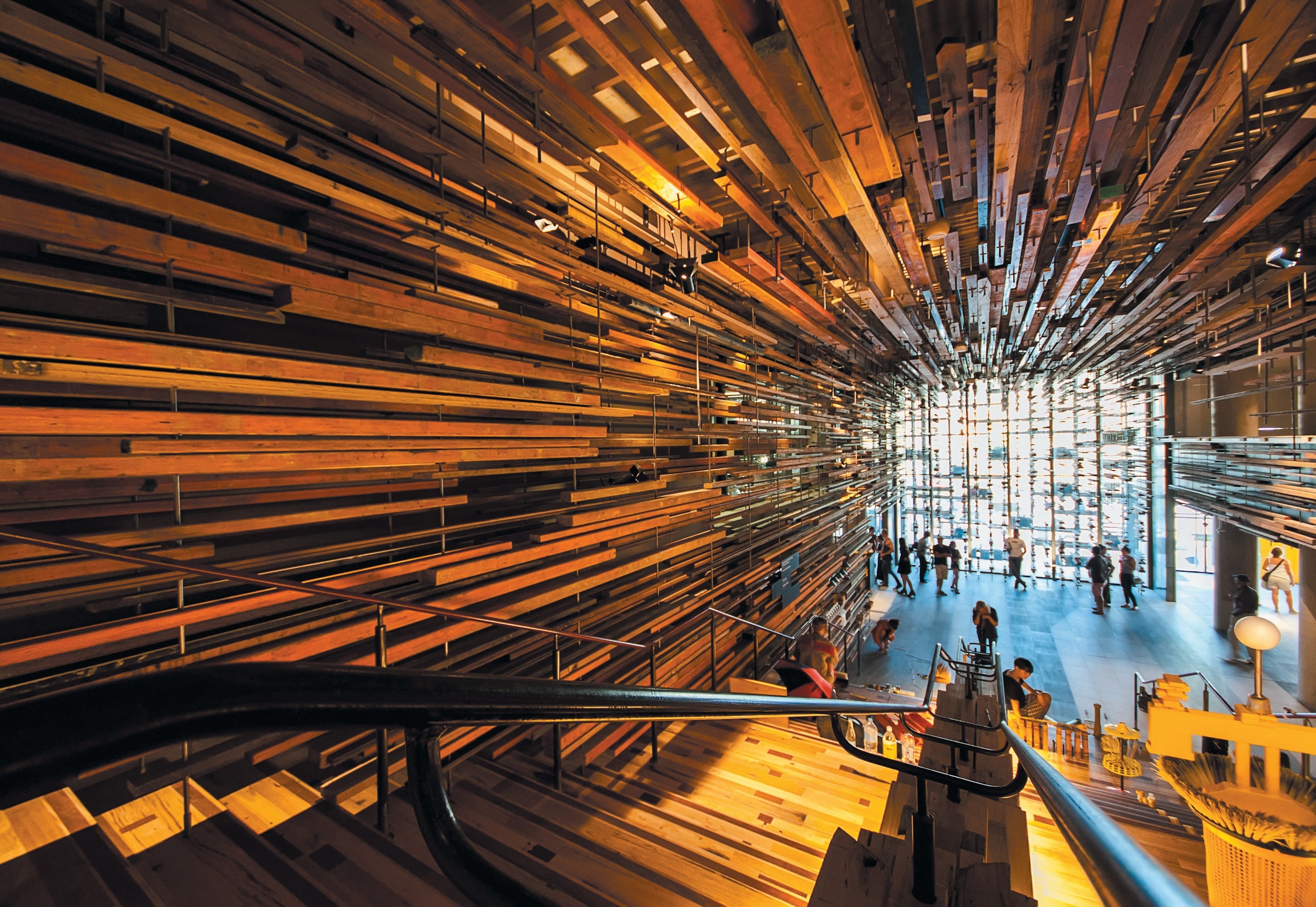  The Grand Staircase at Ovolo Nishi hotel in Canberra © VisitCanberra