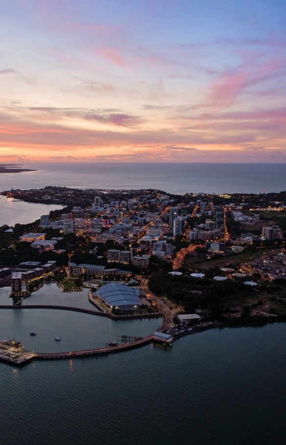 Aerial view of Darwin, Northern Territory © Shaana McNaught