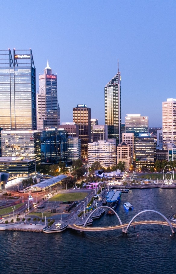 Elizabeth Quay, Perth, tiểu bang Tây Úc © Tourism Australia