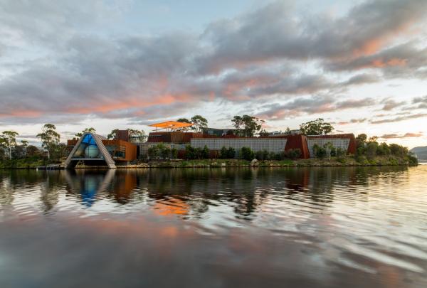 Exterior shot of Moorilla at Mona, Hobart, TAS © Moorilla