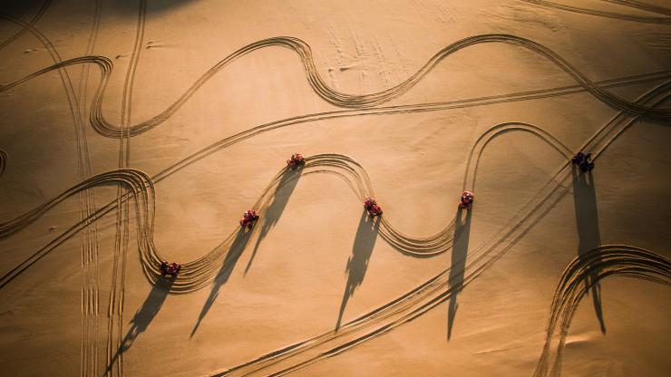 Sand Dune Adventures at Stockton Beach, Port Stephens, NSW © Tourism Australia