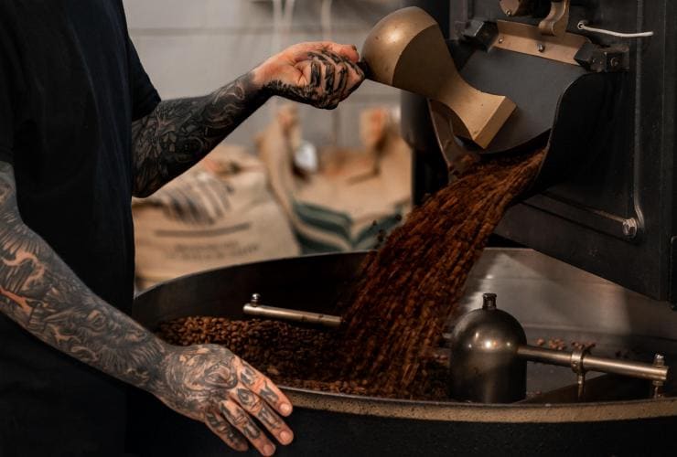 伍倫加巴Black Sheep Coffee的咖啡豆©Conor McKillop