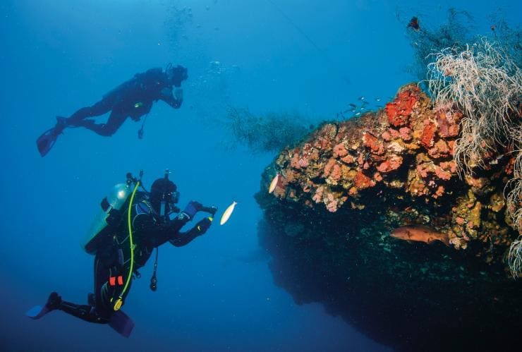 昆士蘭，大堡礁，湯斯維爾永嘉拉號沉船地點©昆士蘭旅遊及活動推廣局