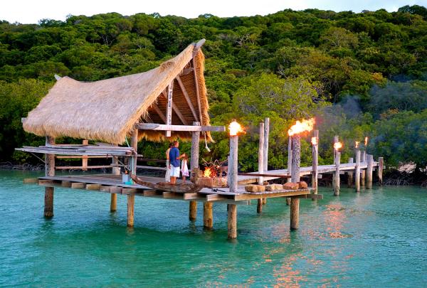 昆士蘭大堡礁的昆士蘭哈格斯通島©昆士蘭哈格斯通島