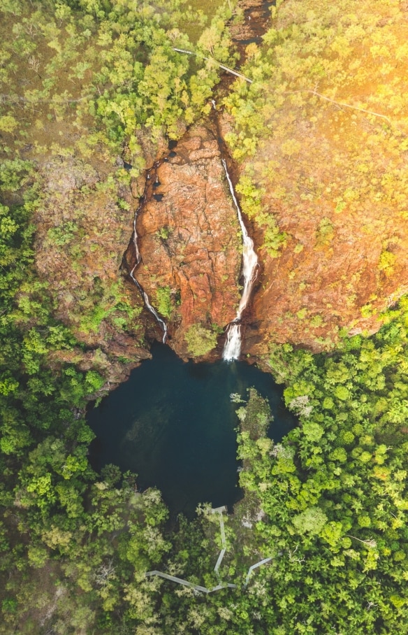 北領地李治菲特國家公園雲芝瀑布（Wangi Falls）©北領地旅遊局Dan Moore