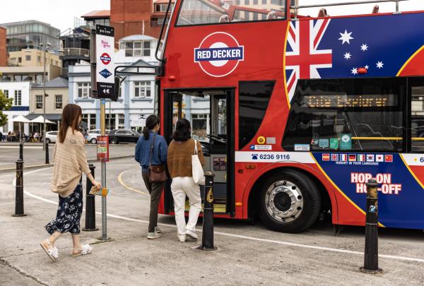 塔斯曼尼亞荷伯特的Red Decker公司©澳洲旅遊局