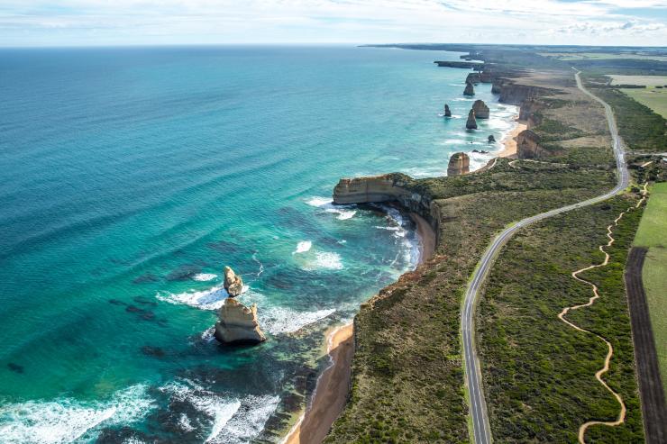 維多利亞大洋路的十二門徒石©澳洲旅遊局Greg Snell