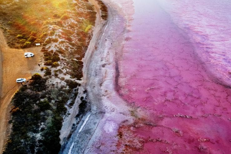 西澳州珊瑚海岸赫特潟湖©西澳州旅遊局