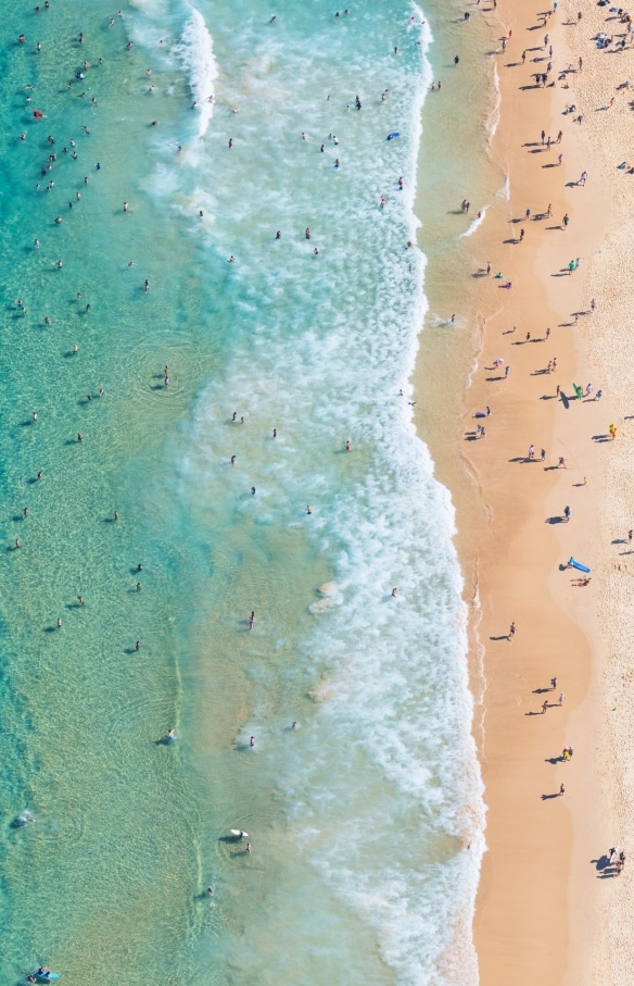 新南威爾士州悉尼的邦迪海灘©Daniel Tran