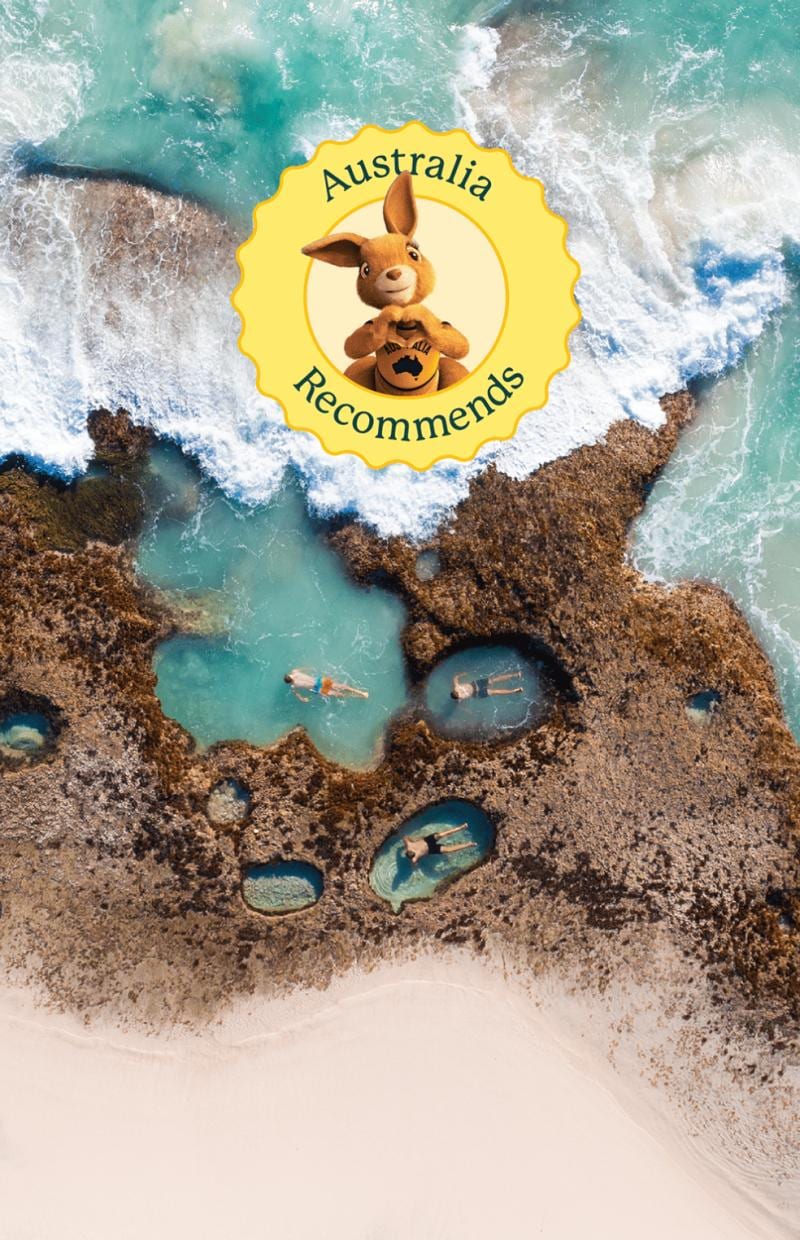 Aerial of the coastline on the Coral Coast © Tourism Australia