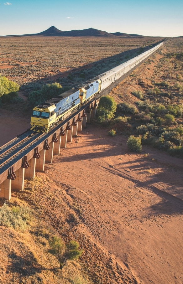 南澳州的印度洋-太平洋號列車©Journey Beyond Rail