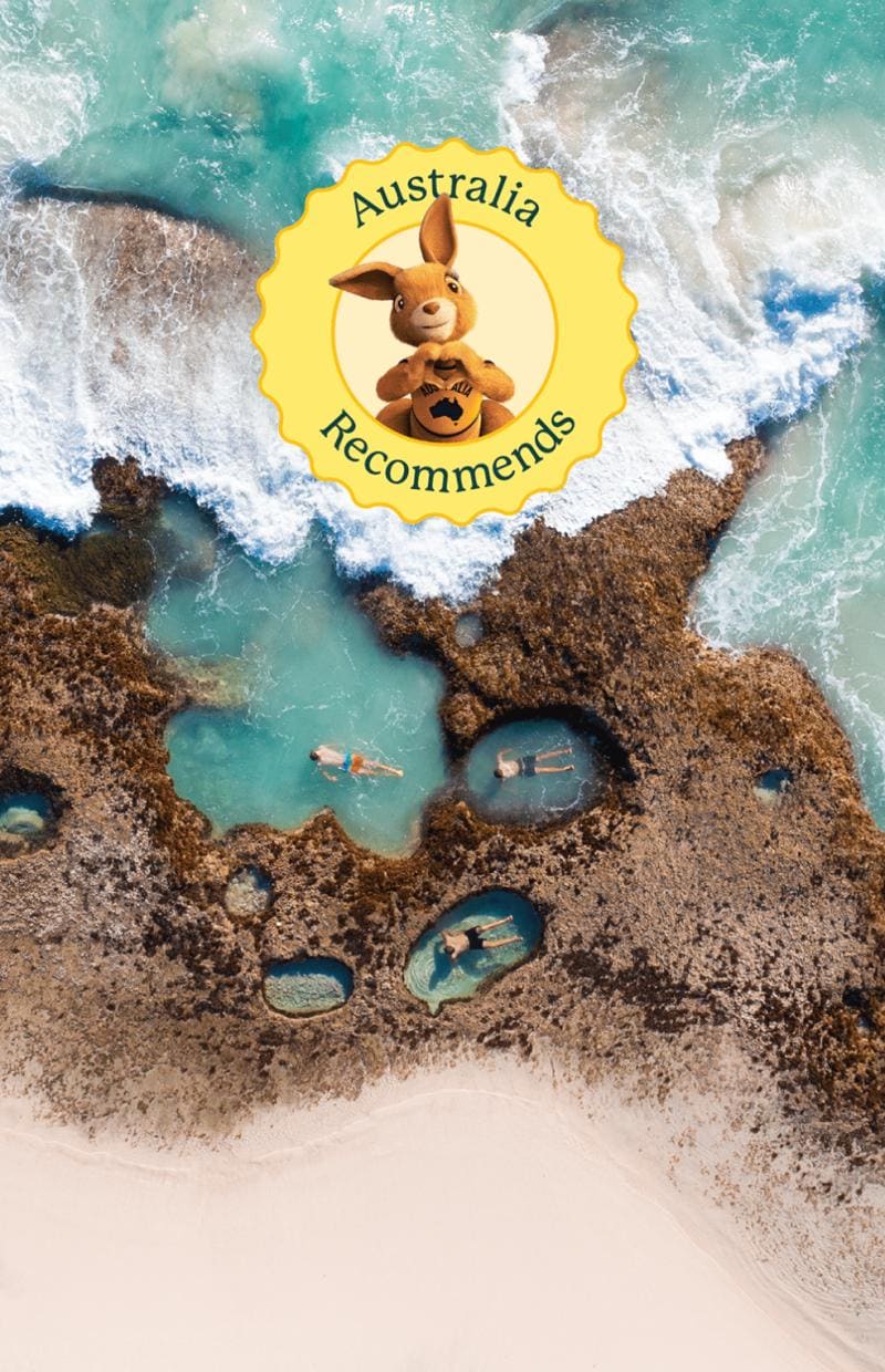 Aerial of the coastline on the Coral Coast © Tourism Australia