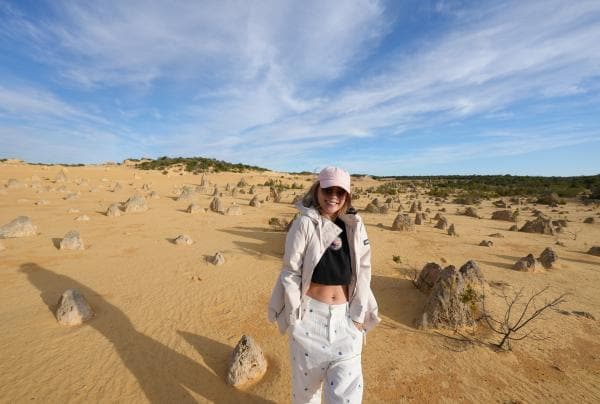 Christy Leung at The Pinnacles, Nambung National Park, Western Australia © Christy Leung