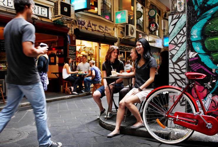 Vicolino Cafe, Centre Place, Melbourne, Victoria © Tourism Australia