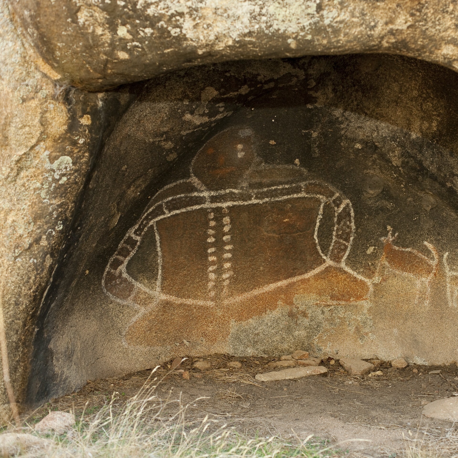 維多利亞格蘭坪山吉爾掩蔽處的岩石藝術©維多利亞旅遊局
