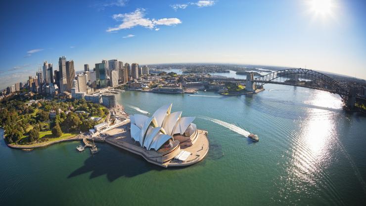 新南威爾士州悉尼的悉尼海港©新南威爾士州旅遊局